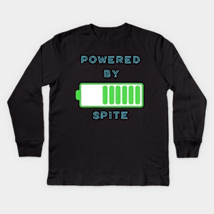 Powered By Spite Kids Long Sleeve T-Shirt